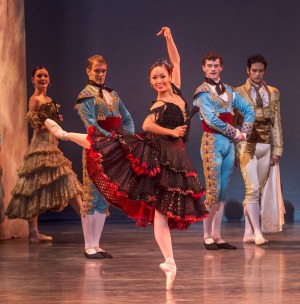 Ballet San Jose Soloist Nutnaree Pipit-Suksun as Mercedes in the company premiere of "Don Quixote." Photo by Robert Shomler.